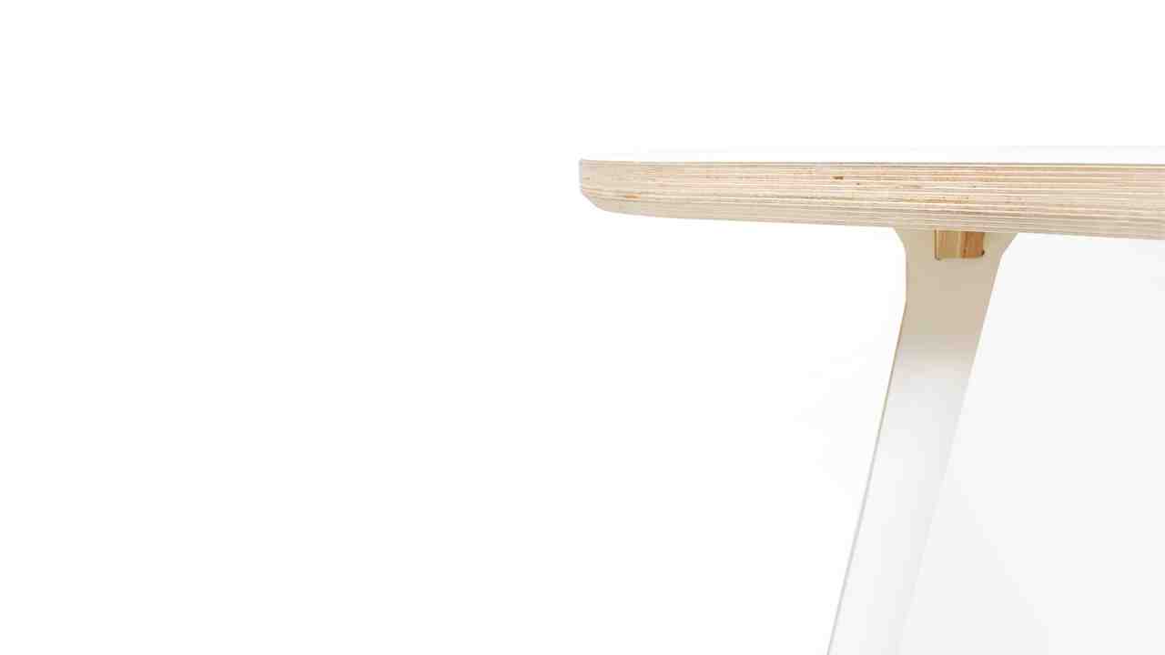 Detail of the Cafe Table designed by David Steiner and Joni Steiner for Opendesk