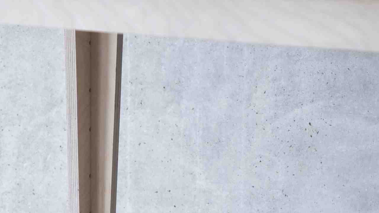 Corner and top detail of the Unit Table a workspace furniture by David Steiner for Opendesk